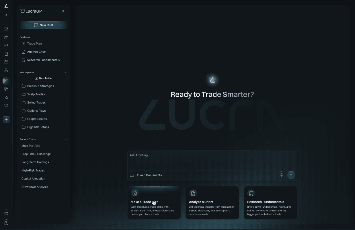 LucraGPT chat interface